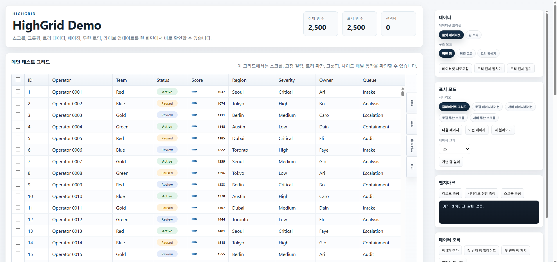 High Grid Preview
